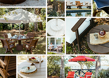 Collage of new products